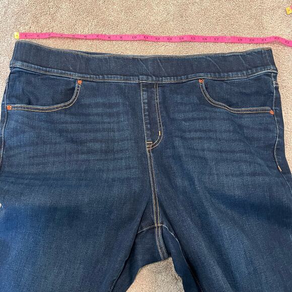 Lane Bryant Women's Plus Size Pull on Skinny Jean‎ Medium Wash Size 22 - Picture 9 of 10